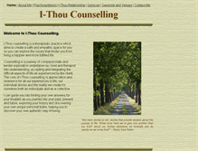 Tablet Screenshot of i-thou-counselling.com